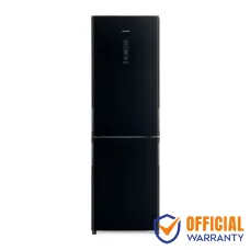 Hitachi R-BG410P6PBX (GBK) 366L Bottom Mount Inverter Refrigerator