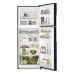 Open Hitachi R-VG460P8PB (KD) (GBK) Refrigerator showing fridge shelves, drawers, door bins, and freezer compartments.