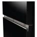 Close-up of Hitachi R-WB640V0PB (KD) (GBK) Refrigerator door showing glossy finish and metallic horizontal handle.
