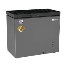 Kelvinator KCCF-225DFG 225 Litre Glass Door Deep Freezer Dark Gray
