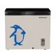 Kelvinator KCCF-225DFG 225 Litre Glass Door Deep Freezer Black