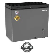 Kelvinator KCCF-225DFG 225 Litre Glass Door Deep Freezer Dark Gray