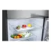 Close-up of LG 2B392PXBB 423L Refrigerator fresh food drawer with fruits and vegetables stored inside.