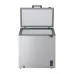 Front-open view of LG 194L Deep Freezer (GCFB205BQCF.ADVQRIL) showing clean interior with wire basket and control panel.