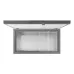 Samsung RI70F29V1GAGH chest freezer shown open, revealing the spacious interior and storage baskets.