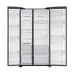Samsung RS72R5011B4/D3 Refrigerator interior view showcasing side-by-side storage and spacious compartments