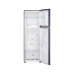 Samsung RT29HAR9DUT/D3 Refrigerator with doors open, displaying organized food storage inside.