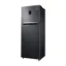 Samsung RT37K5532BS/D3 Refrigerator front view featuring sleek design and top freezer compartment