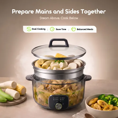 Oraimo MultiPot S1 Lite 6L Electric Cooker with Steamer