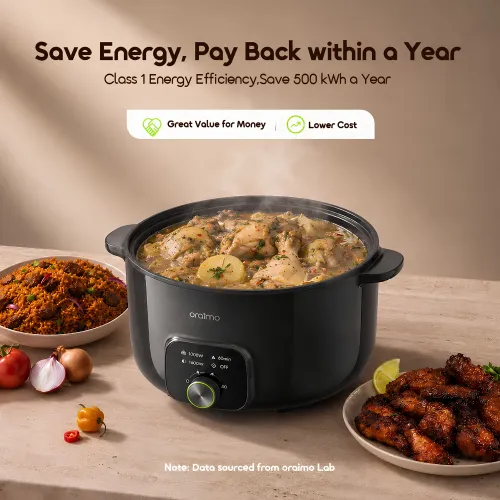Oraimo MultiPot S1 Lite 6L Electric Cooker with Steamer