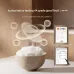 Top view of Xiaomi Mijia Smart Rice Cooker N1 4L showing steaming rice with 4A grade certification and test reports.