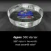 Top cutaway view of the Dyson 360 Vis Nav Robot Vacuum Cleaner showing internal motor layout and 360 degree vision system.