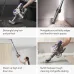 Multi‑scene usage view of the Dyson V8 115AW Vacuum Cleaner highlighting handheld, stick, and above‑floor cleaning modes.
