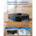 Floor view of Ecovacs DEEBOT T30C Robot Vacuum Cleaner with OZMO Turbo 2.0 dual mop pads lifting to keep carpets dry.