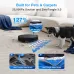 Carpet view of Ecovacs DEEBOT T50S PRO OMNI Robot Vacuum Cleaner with 25,000Pa suction and ZeroTangle 3.0 brushes for pets.