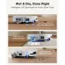 Feature view of Ecovacs DEEBOT T90 PRO OMNI Robot Vacuum Cleaner showing intelligent lift for wet and dry cleaning modes.