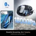 Underside view of Ecovacs DEEBOT X8 PRO OMNI Robot Vacuum Cleaner showing 18,000Pa suction and ZeroTangle 2.0 brush design.