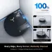 Corner view of Ecovacs DEEBOT X8 PRO OMNI Robot Vacuum Cleaner using TruEdge 2.0 and AIVI 3D sensors for edge cleaning.