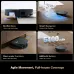 Feature collage of Ecovacs DEEBOT X8 PRO OMNI highlighting mop lifting, smart navigation, slim body, and 6400mAh battery.