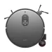 Top view of Xiaomi Robot Vacuum 6 Max showing sleek metallic finish, central control panel, and dual side brushes.