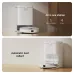 Docking view of Xiaomi Robot Vacuum H50 at all-in-one station with self-clean, air dry, and automatic dust collection.