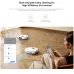 Lifestyle view of the Xiaomi S40 Pro Robot Vacuum Cleaner controlled via app interface in a home environment.