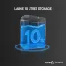 Front 3D illustration view of Pureit Ultima RO+UV+MF 10 Liter Water Purifier showcasing 10-liter tank capacity.