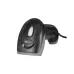 Rear angled view of Winson WNI-S011 Barcode Scanner with smooth ergonomic design, cable connection, and Winson logo.