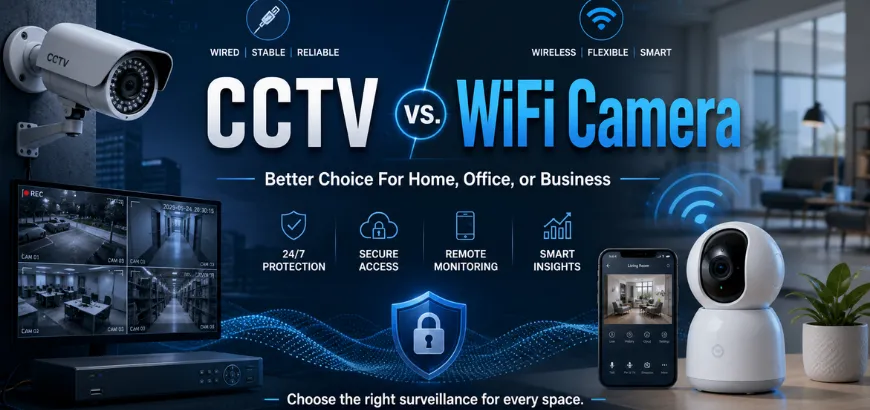 CCTV vs. WiFi Camera: Which Is Better For Home, Office, or Business?