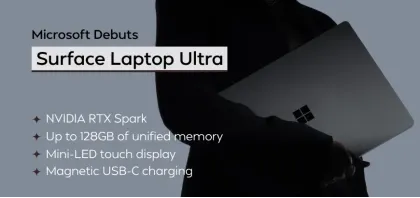 Microsoft debuts Nvidia-powered Surface Laptop Ultra
