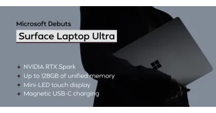 Microsoft debuts Nvidia-powered Surface Laptop Ultra
