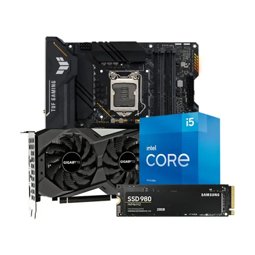 Intel Core i511400 Processor ASUS Motherboard Samsung SSD & Gigabyte Gra[hics Card Bundle Price