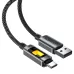 Angled view of ACEFAST C21-04 A Type-C Cable featuring braided design and USB-C connectors.