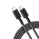 Anker 322 3ft Nylon Braided USB-C to USB-C Data Cable