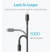 Anker Premium Double-Braided Nylon MFI 3.3 Feet Lightning Cable (A8152)