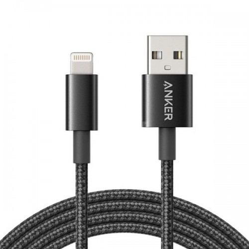 Anker Premium Double-Braided Nylon MFI 3.3 Feet Lightning Cable (A8152)
