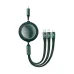 Baseus Bright Mirror 3 In 1 Retractable Data Cable Type-C to M+L+C 100W