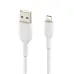 Belkin BOOST CHARGE Braided Lightning to USB-A Cable 15 cm (CAA002bt0MWH )