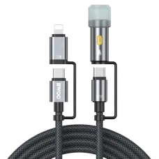 BWOO BO-X307 60W 1.2M 4-in-1 Type C Cable