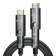 Dtech DT-HF3010 10 Meter Type-D to Type-A Dual Connector Fiber Optic HDMI Cable
