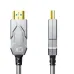 Close-up of Dtech DT-HF8003K HDMI cable connectors, one labeled 