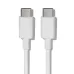 Google 30W Type-C Cable featuring dual Type-C connectors in white design for smartphones and tablets
