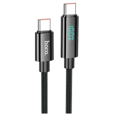 Hoco U125 Benefit Type-C 100W Fast Charging Data Cable With Display