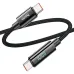 Hoco U125 Benefit Type-C 100W Fast Charging Data Cable With Display