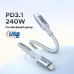 PD 3.1 240W charging for  UGREEN L534 Type-C to Type-C PD Fast Charging 1m Cable #75731