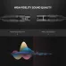 UGREEN AV130 XLR Cable connectors with waveform comparison illustrating noise reduction for high-fidelity sound.