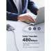 480 Mbps data transfer speed of UGREEN L501 Type-C to Type-C PD Fast Charging 1m Cable #35254