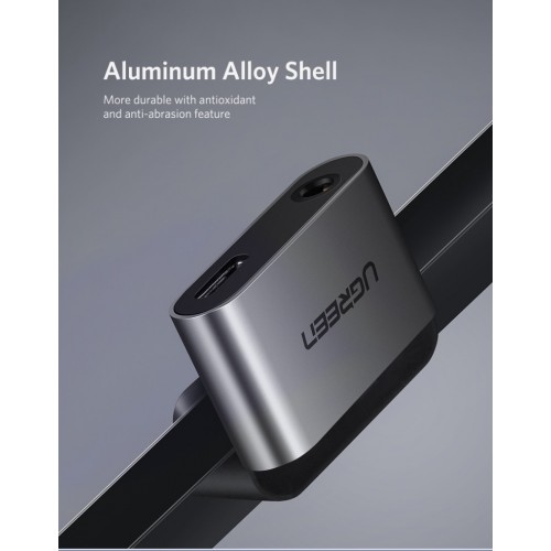 UGreen 50596 Type C to 3.5mm Audio Type C Female Adapter Aluminum case