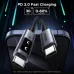 Close-up of the Ugreen Uno 100W USB-C cable connectors on a phone screen, highlighting the PD 3.0 Fast Charging.