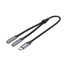 Vention BGNHY Type-C Male to Dual 3.5mm Female Audio Cable